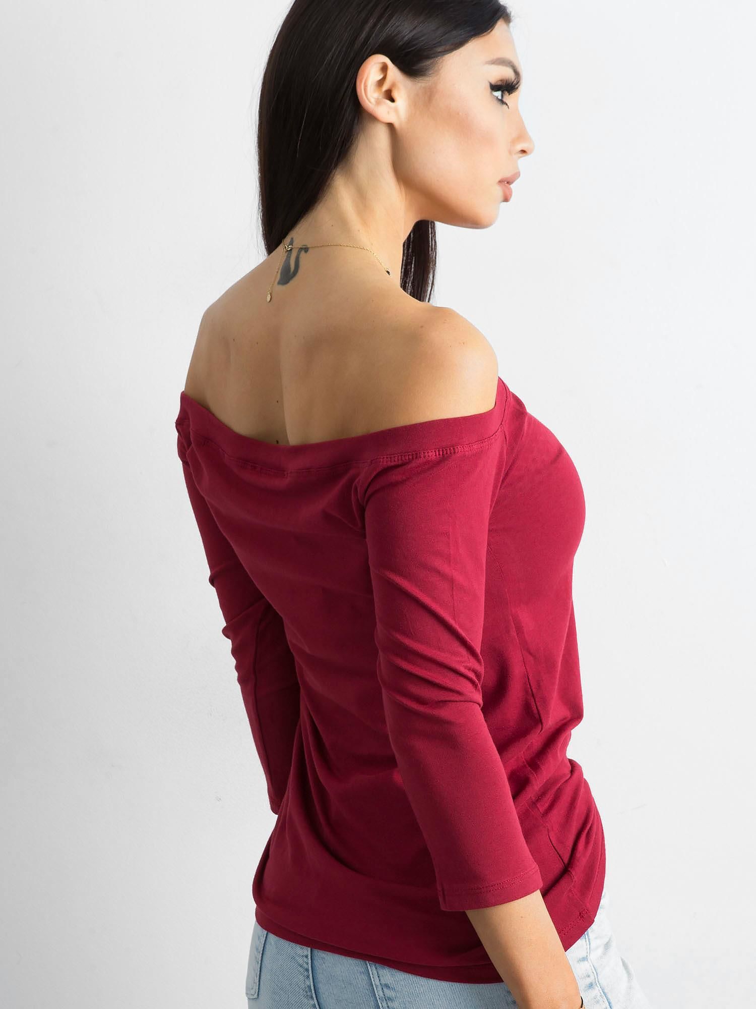 damske-jednofarebne-basic-tricko-s-dlhym-rukavom-bordove